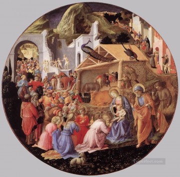 魔術師ルネサンスの崇拝 フラ・アンジェリコ Oil Paintings